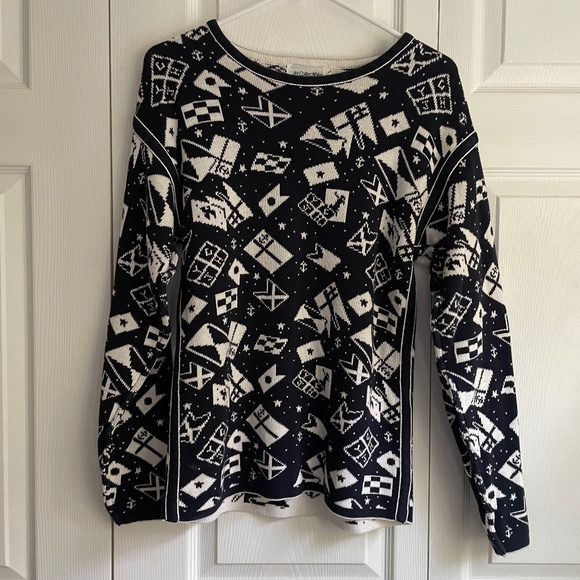 Vintage Nautical Flag Sweater - JH Collectibles - Picture 1 of 5